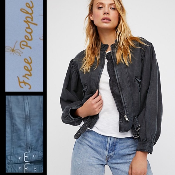 Free People Jackets & Blazers - Free People Poet Bomber Jacket - Size XS
